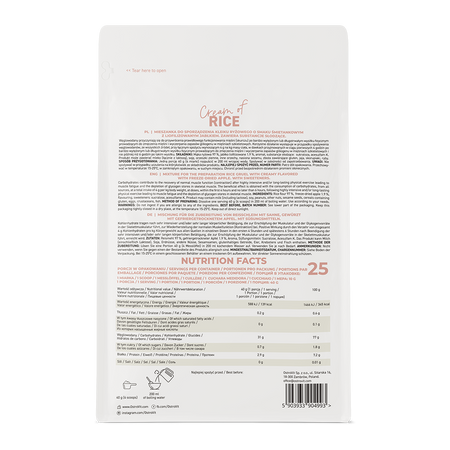 OstroVit Cream of Rice 1000g Kreemjas õun — Apple — Powder view 3