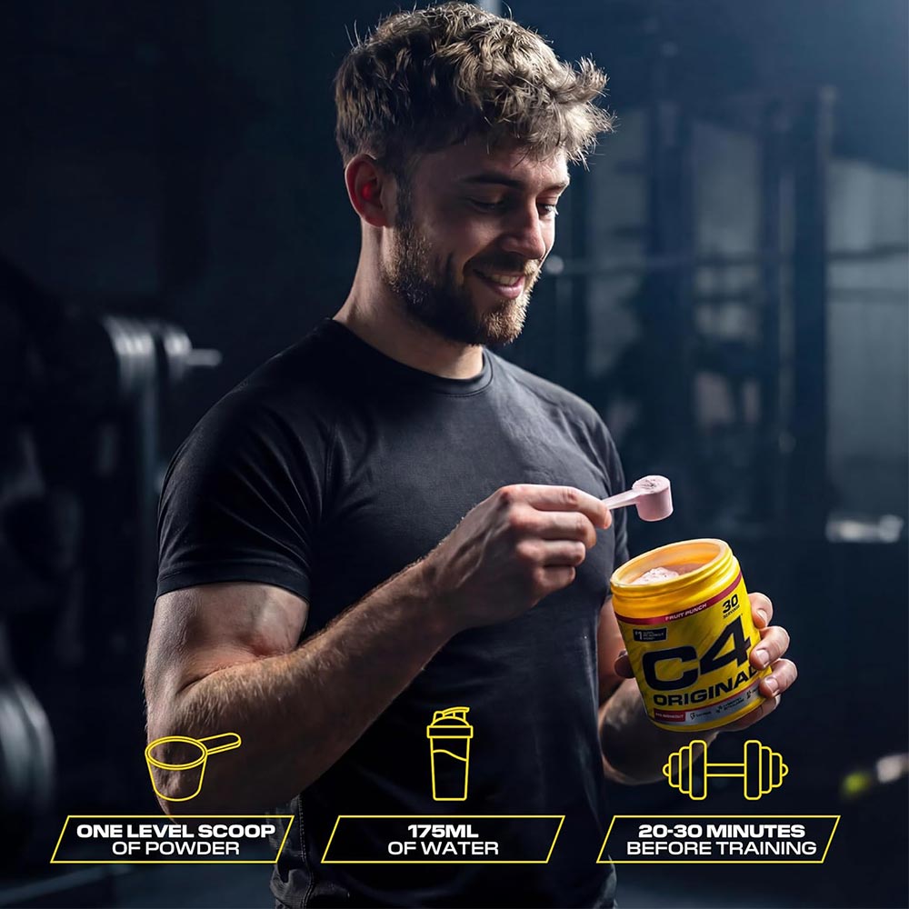 C4 Original Pre-workout 30serv Arbuus — Watermelon — Powder view 2