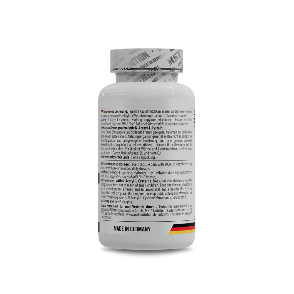 MST NAC  N-Acetyl-L-Cysteine 696mg 60caps — Capsules view 3