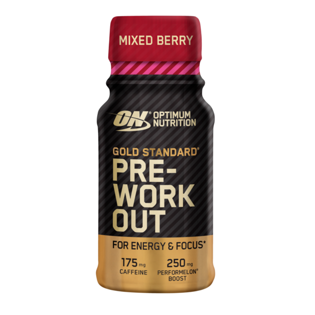 Optimum-nutrition Gold Standard Pre-workout shots 60ml Segatud marjad