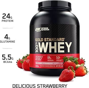 Optimum-nutrition Gold Standard 100% Whey 2.27kg Maasikas