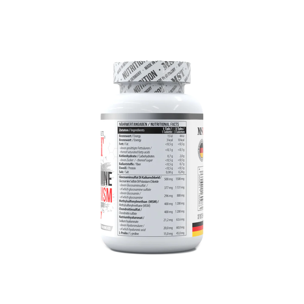 MST Chondroitin Glucosamine MSM + HA 90tabs — Tabs view 2