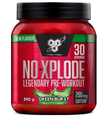 BSN N.O. Xplode 30serv Green Burst – Kiivi-maasikas