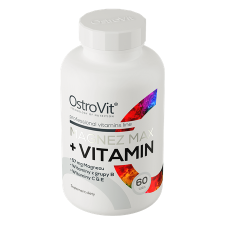 OstroVit Magnesium MAX + Vitamin 60tabs — Tabs view 2