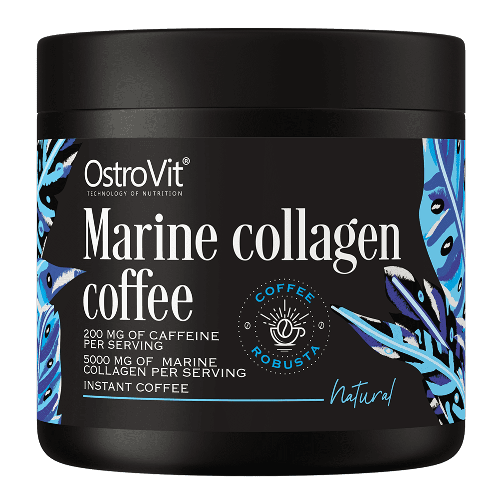OstroVit Coffee with Marine Collagen 150g Naturaalne