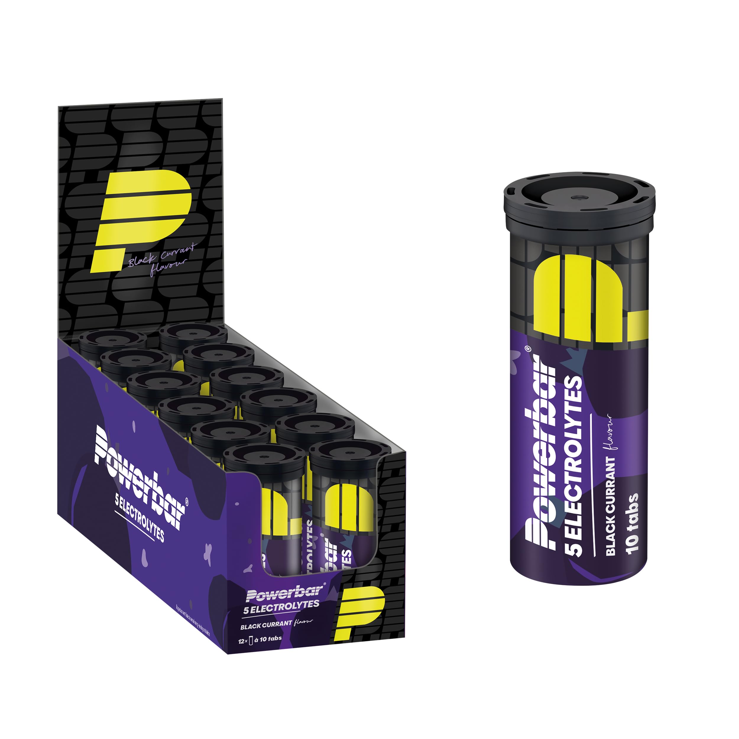 PowerBar 5 Electrolytes 10tabs Must sõstar — Blackcurrant — Tabs view 2