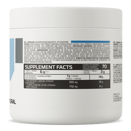 OstroVit Citrulline 210g Naturaalne — Unflavored — Powder view 3