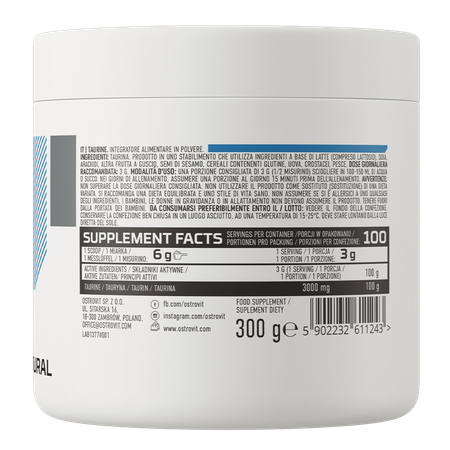 OstroVit Taurine 300g — Powder view 3