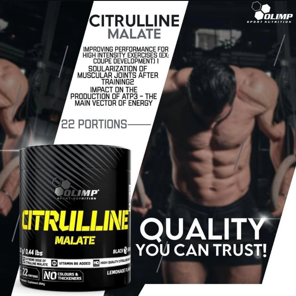 Olimp Citrulline Malate 200g Jahutav limonaad — Lemonade — Powder view 2