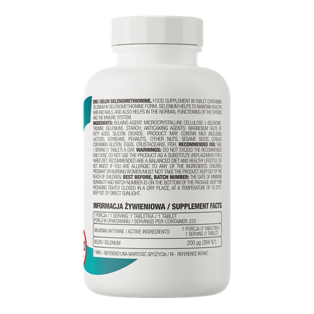 OstroVit Selen Selenomethionine 220tabs — Capsules view 3