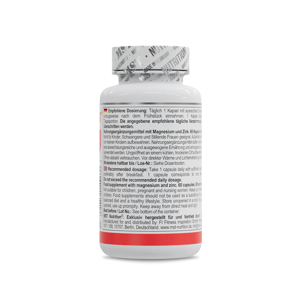 MST Zinc B6 Magnesium 60caps — Capsules view 3