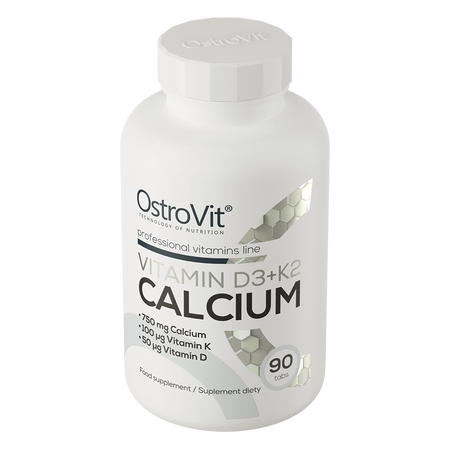 OstroVit Vitamin D3 + K2 + Calcium 90tabs — Tabs view 2