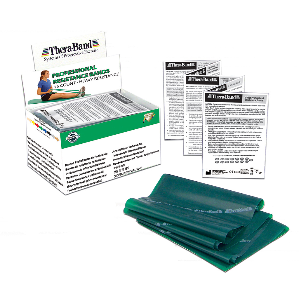 Theraband 1,5 m kummipael, 15 tk.