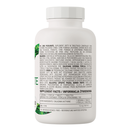 OstroVit Zinc Picolinate 150tabs — Tabs view 3