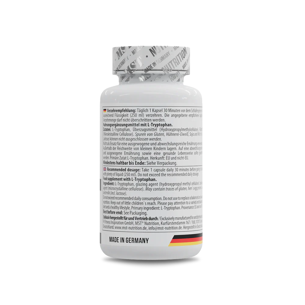 MST L-Tryptophan 500mg 60caps — Capsules view 3