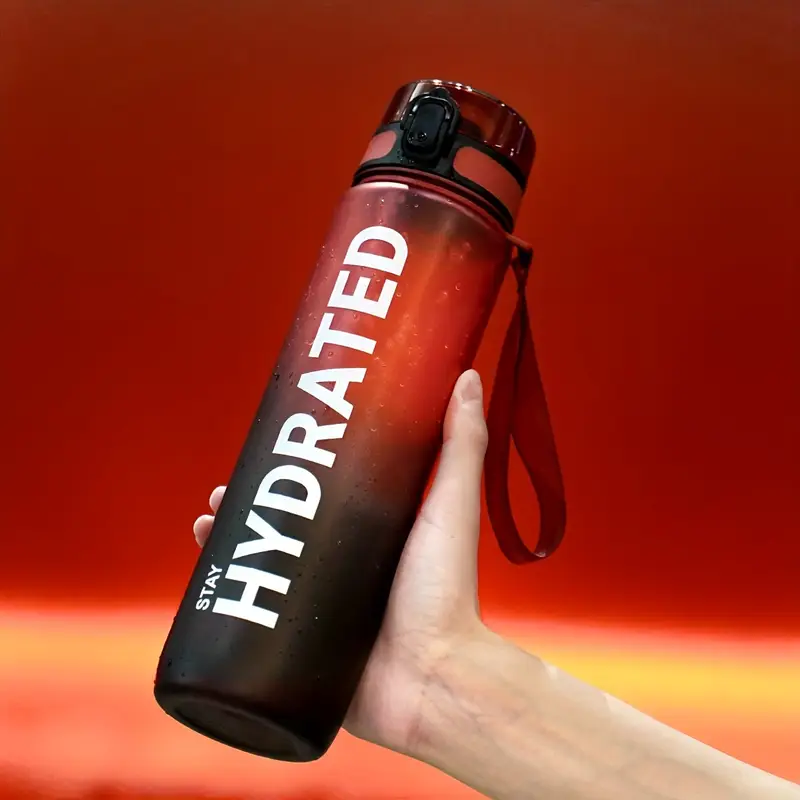 Sports Water Bottle 1000ml Red and Black (Punane ja must) TM