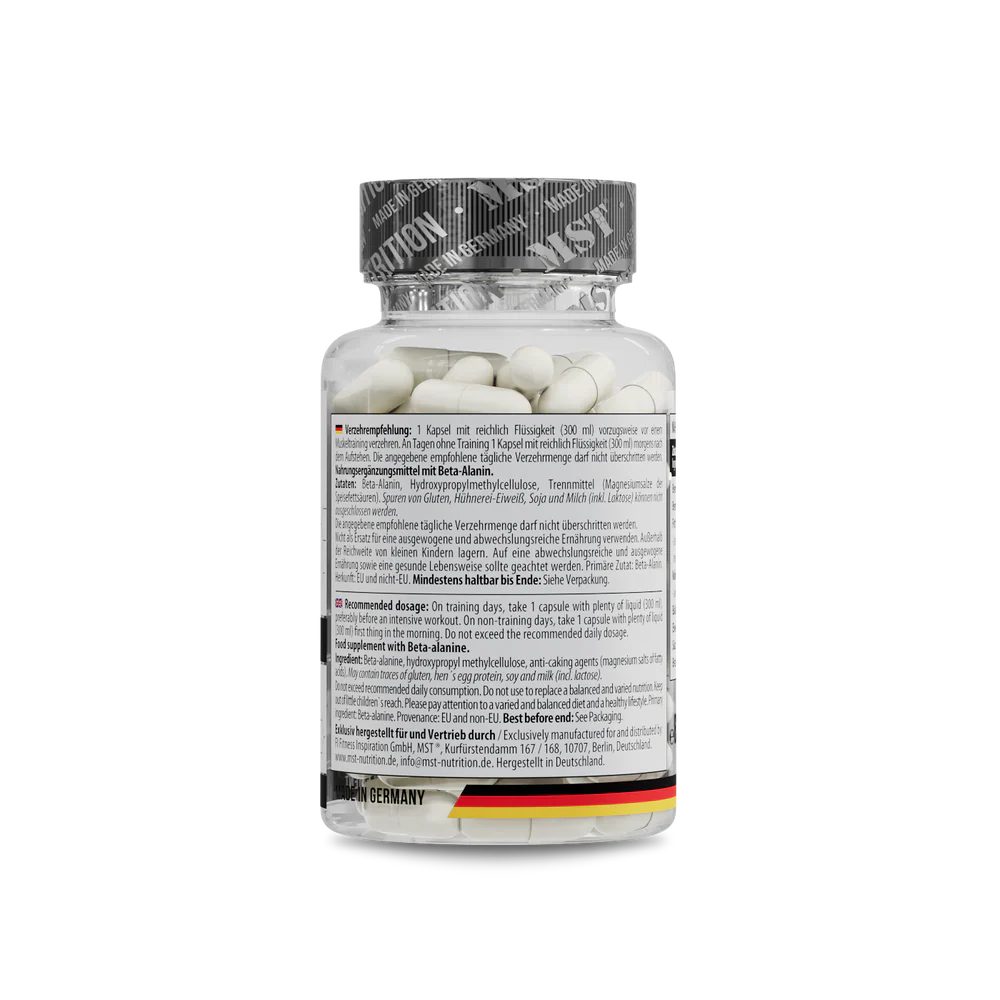 MST Beta-Alanine 1200mg 60caps — Capsules view 3