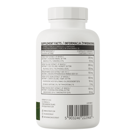 OstroVit Fat Burner VEGE 60caps — Capsules view 2