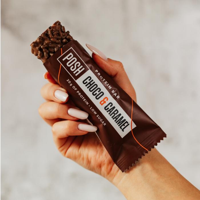 ICONFIT Posh Bar Šokolaad-karamell 55g — Chocolate Caramel — Bar view 2