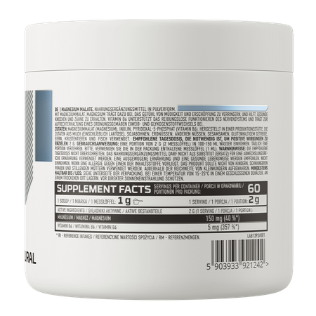 OstroVit Magnesium Malate 120g Naturaalne — Unflavored — Powder view 3
