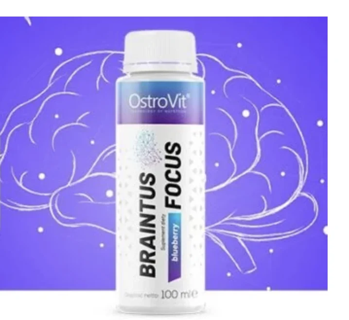 OstroVit Braintus Focus Shot 100ml Mustikas — Blueberry — Accessory view 2