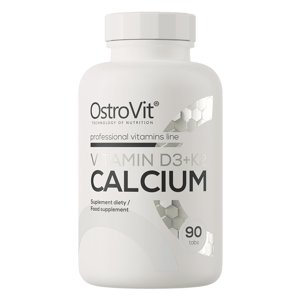 OstroVit Vitamin D3 + K2 + Calcium 90tabs
