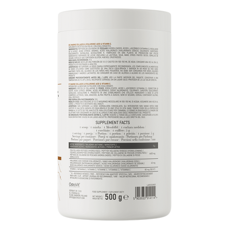 Marine Collagen + Hyaluronic Acid + Vitamin C 500 g mango with pineapple Mango-ananass — Apple — Powder view 3