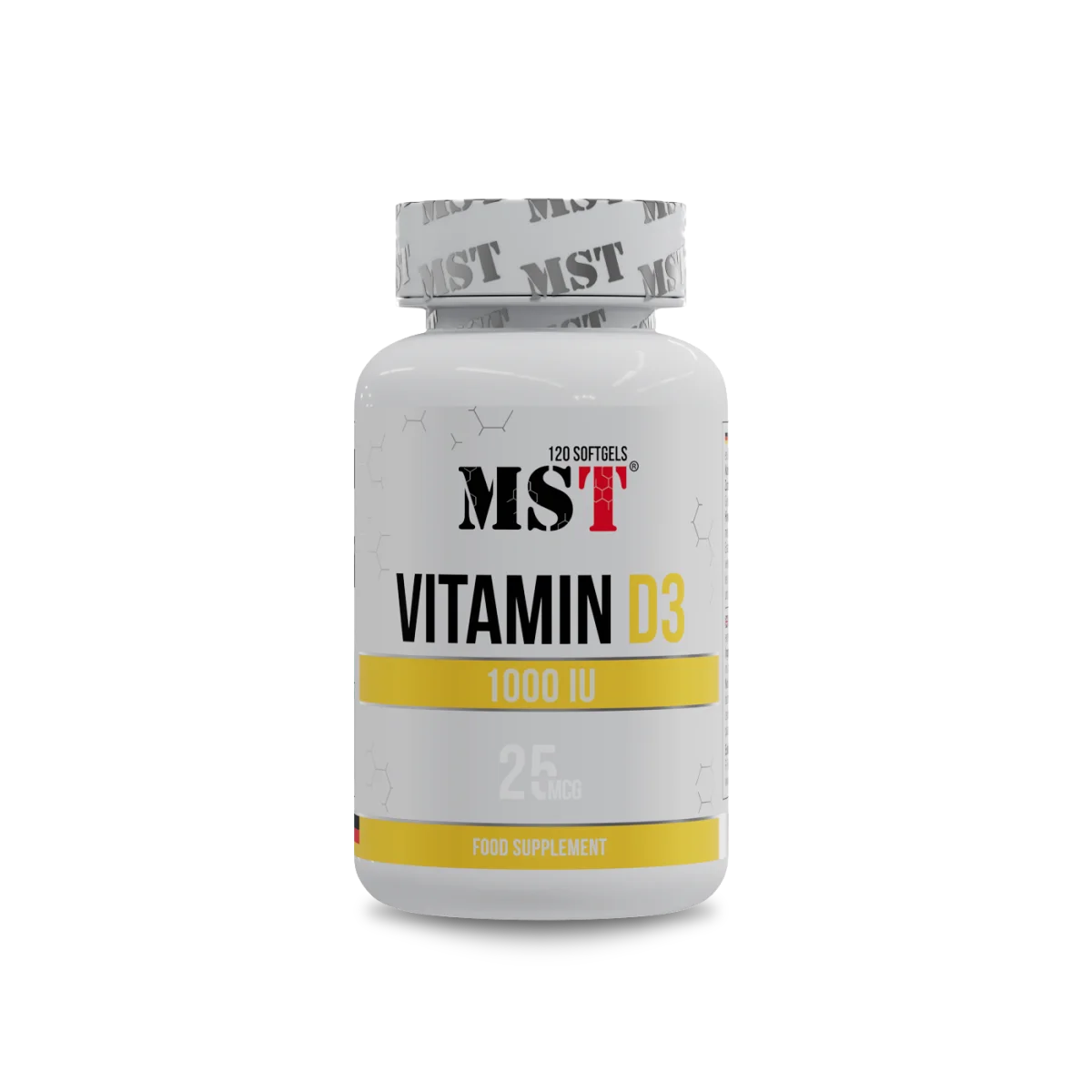 MST D3 1000 IU 100 softgels