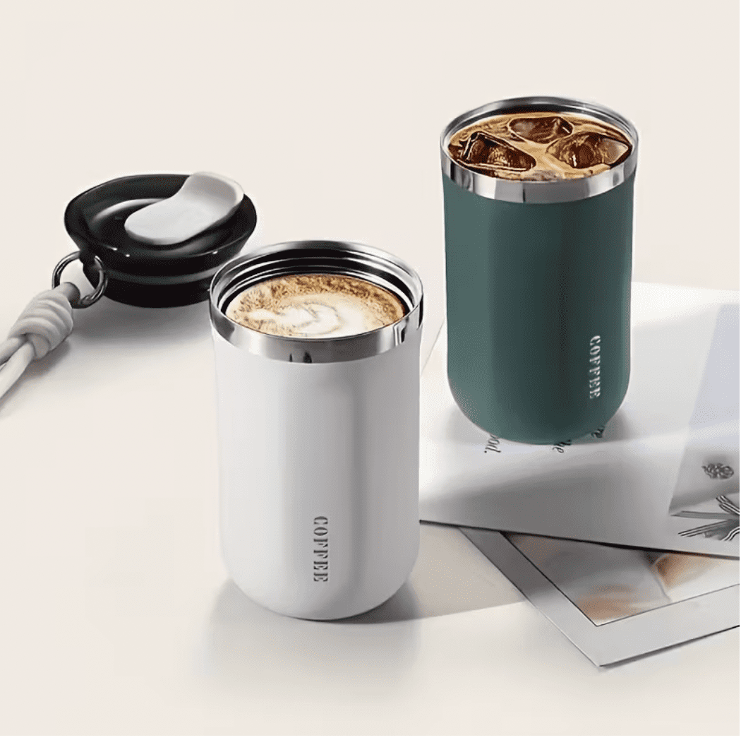 Roostevabast terasest termostass kohvi jaoks rihmaga 350ml sinine — Coffee — Accessory view 5