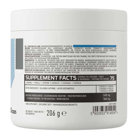 OstroVit Creatine HCI 2400mg 150caps — Capsules view 3