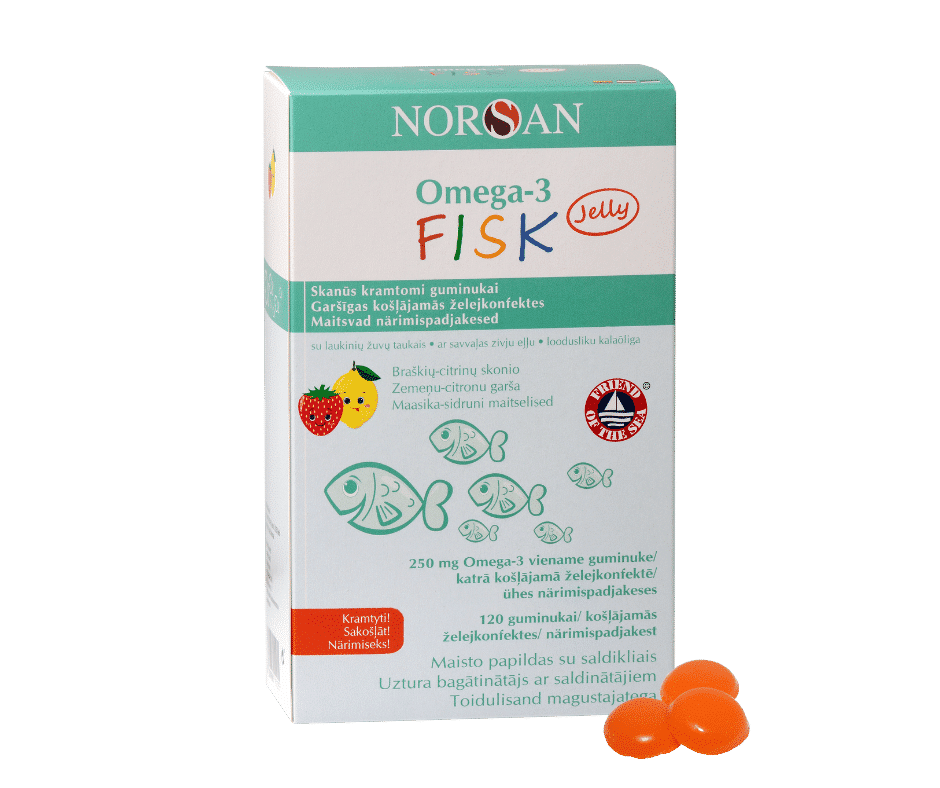 Omega-3 FISK komplekt (õli+želatiini närimispadjakesed) — Capsules view 3