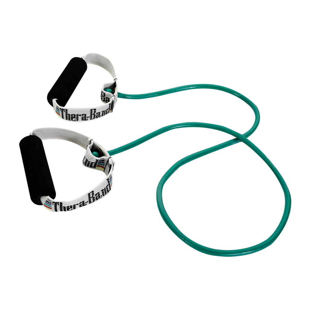 Theraband tuubid käepidemetega 1,4 m kummilint 1,4 m