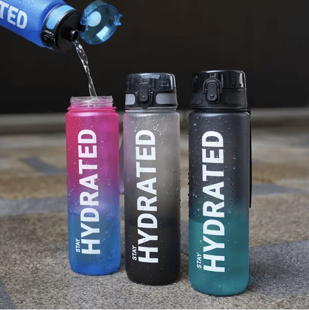 Sports Water Bottle 1000ml Red and Black (Punane ja must) TM — Accessory view 4