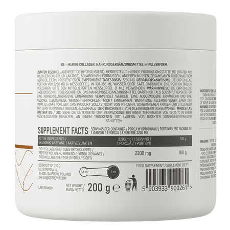 Marine Collagen 200 g natural Naturaalne — Unflavored — Powder view 3