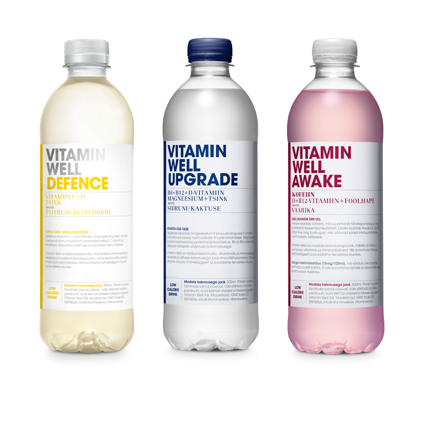 Vitamin Well All Day vitamiinijook 500ml + pant A — Berry — Liquid view 2