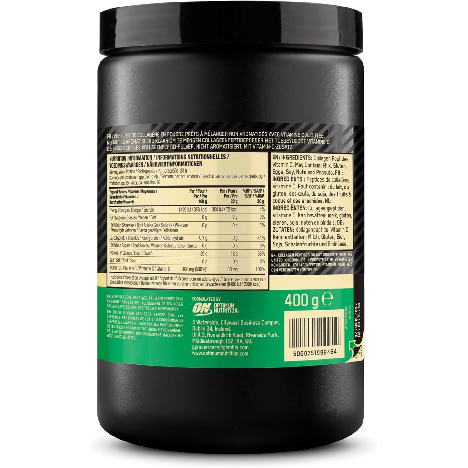 ON Collagen Peptides 400g — Unflavored — Powder view 3