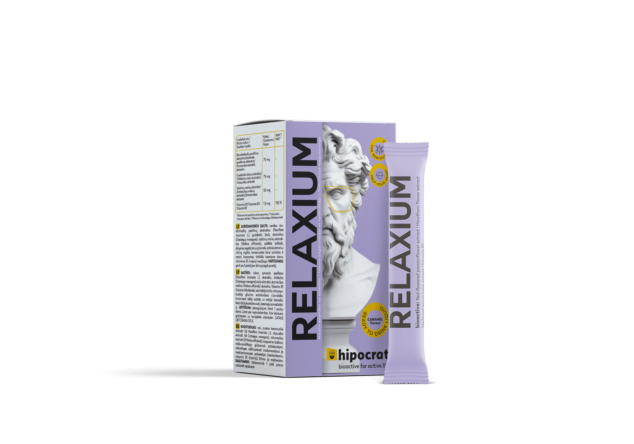Hipocrat Relaxium valmislahus lõõgastumiseks, 10 pakki
