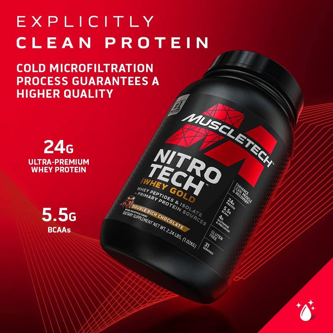 MuscleTech Nitro-Tech Performance 1.8kg Piimašokolaad — Milk Chocolate — Powder view 2