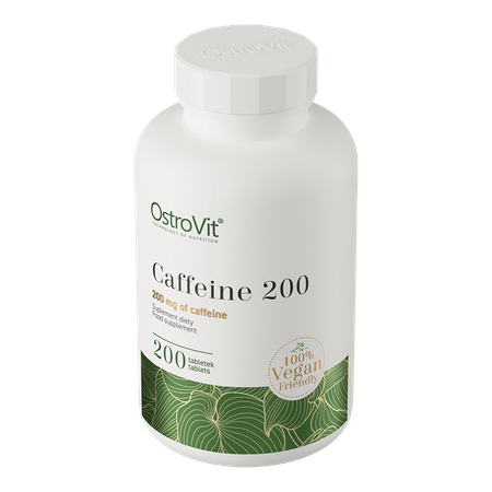 OstroVit Caffeine 200mg VEGE 200tabs — Tabs view 2