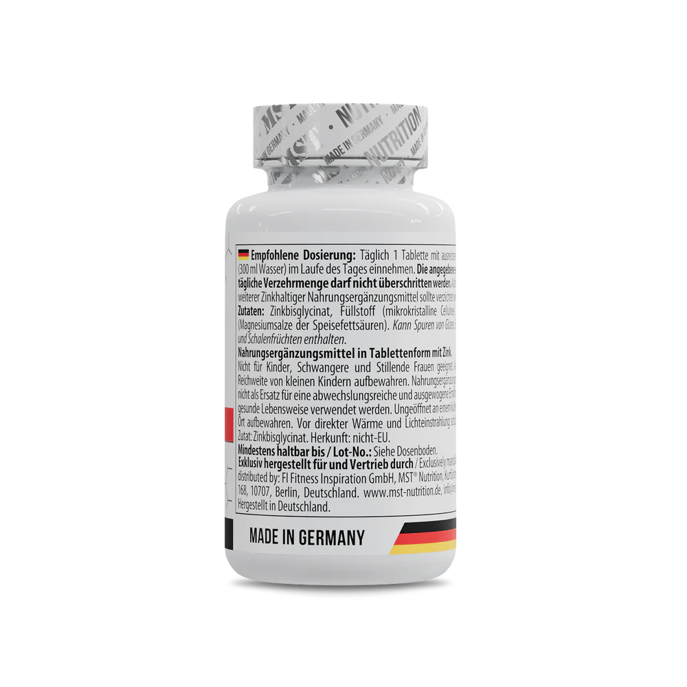 MST Zinc Chelate Bisglycinate 90tabs — Tabs view 3