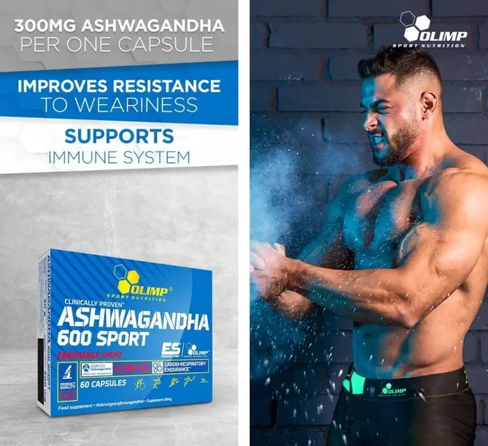 Olimp Ashwagandha 600 Sport 60caps — Capsules view 2