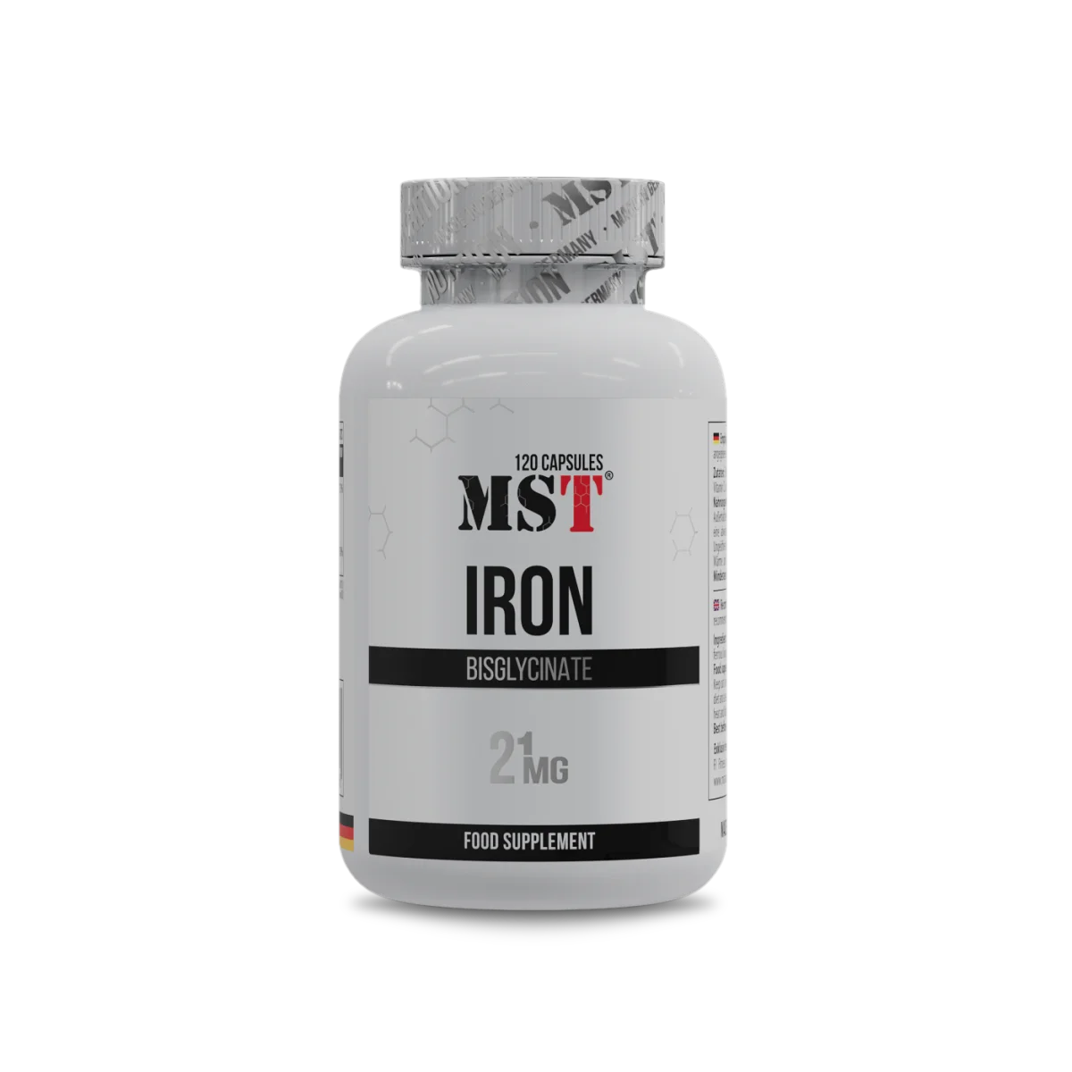 MST Iron bisglycinate 21mg 120caps
