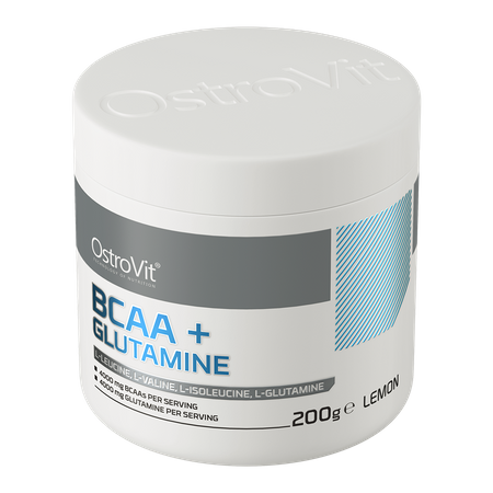 OstroVit BCAA + Glutamine 200g Sidrun — Lemon — Powder view 2