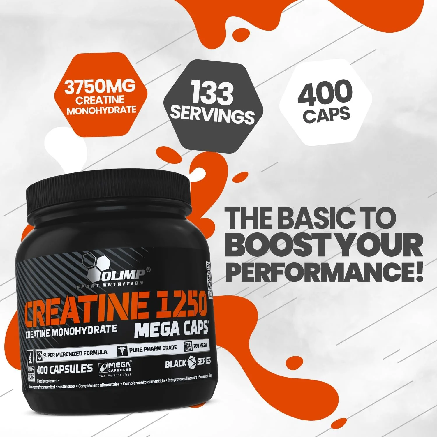 Olimp Creatine 1000 Mega 180caps — Capsules view 2