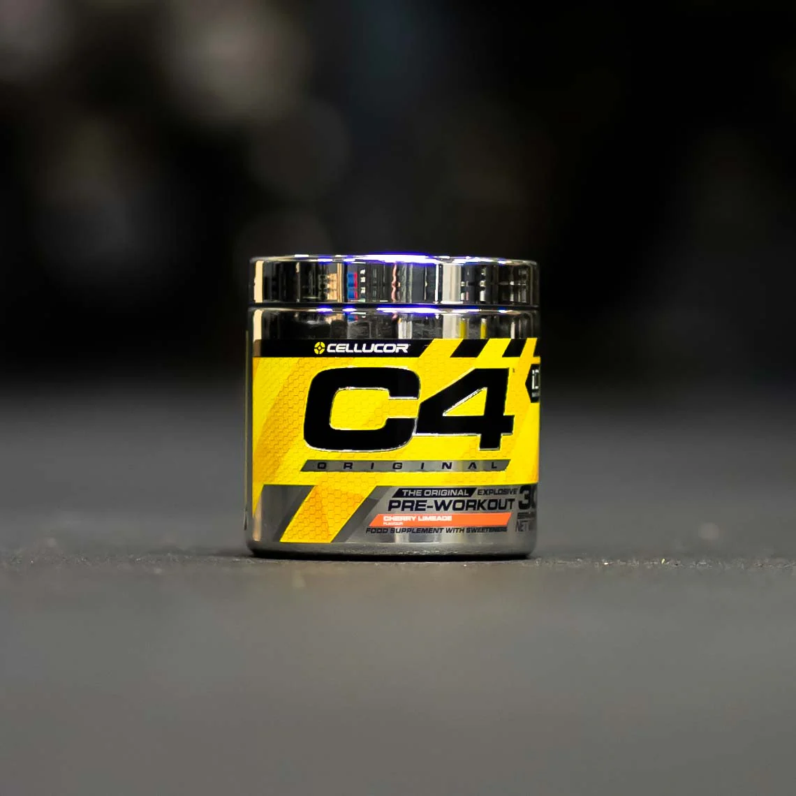 C4 Original Pre-workout 30serv Jäine sinine vaarikas — Blue Raspberry — Powder view 2