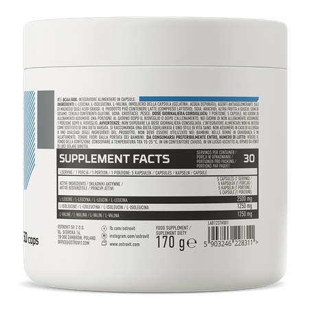 OstroVit BCAA 5000mg 150caps — Capsules view 3