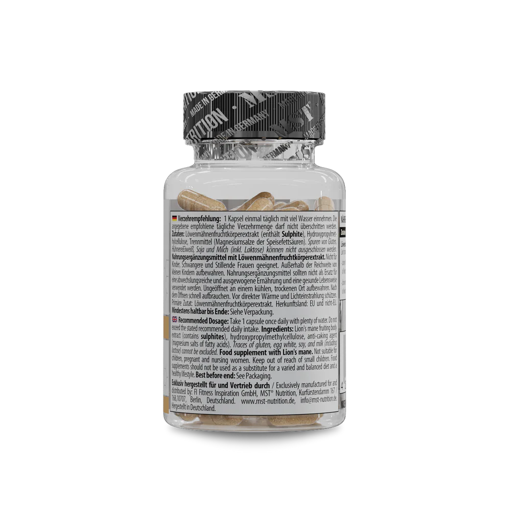 MST Lion’s mane mushroom 60caps — Capsules view 3