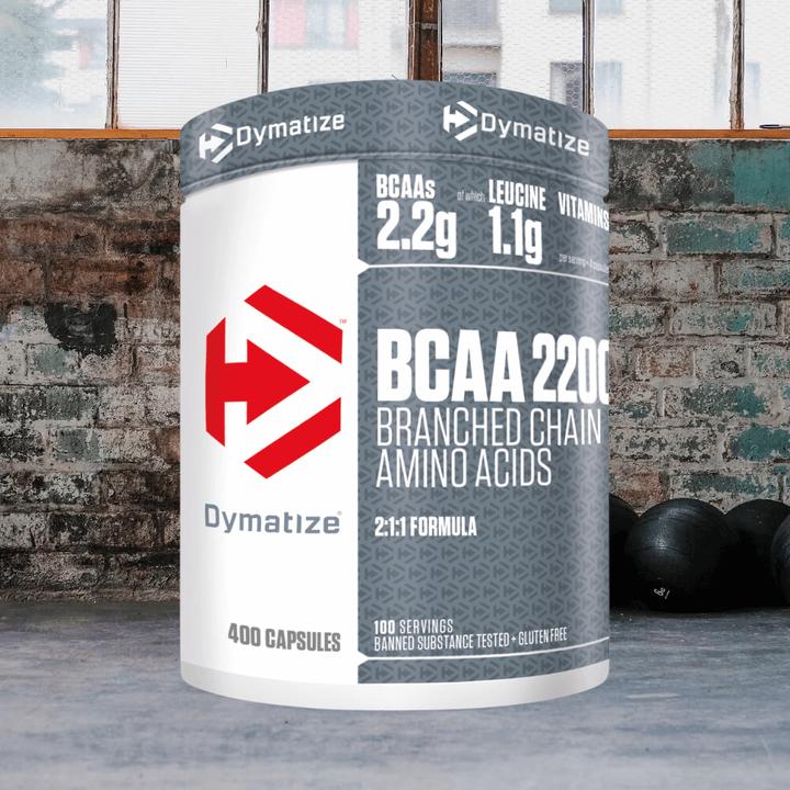 Dymatize BCAA 2200 caps — Unflavored — Capsules view 2