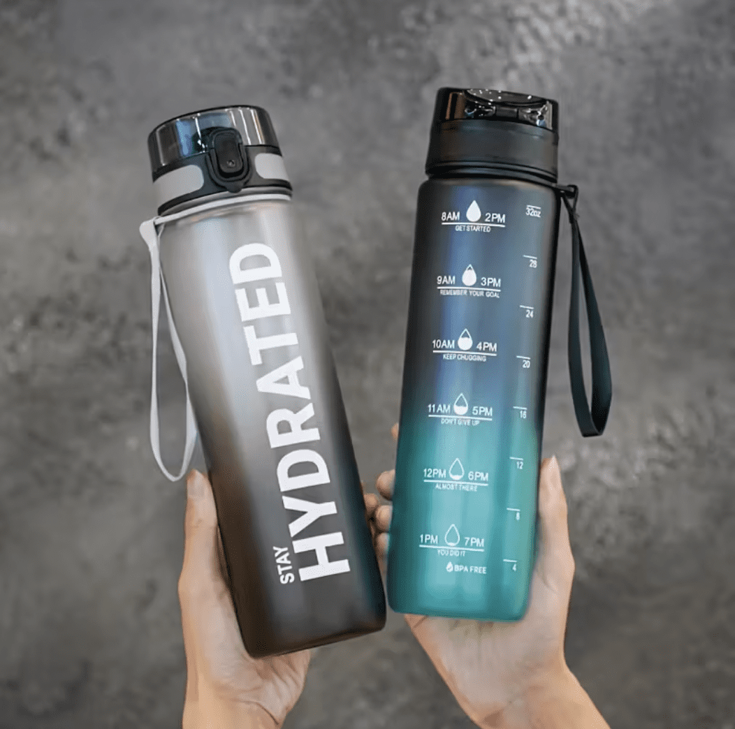 Sports Water Bottle 1000ml Red and Black (Punane ja must) TM — Accessory view 5