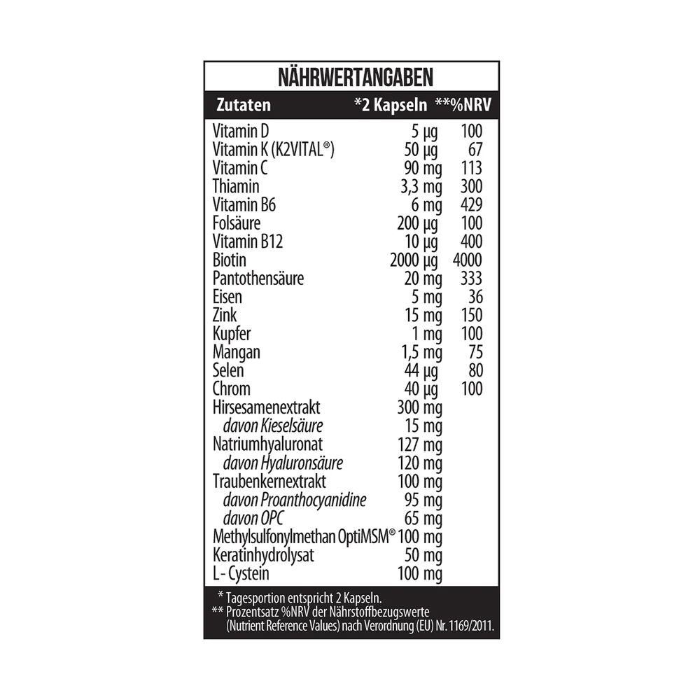 MST Hair Advanced Formula with Keratin 60caps — Capsules view 4
